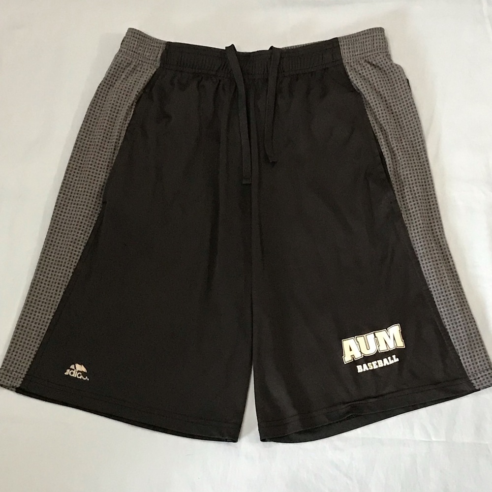 Mens Black & Gray Adidas Climacool Dri-Fit Athletic Shorts 
Gym 
AUM Baseball